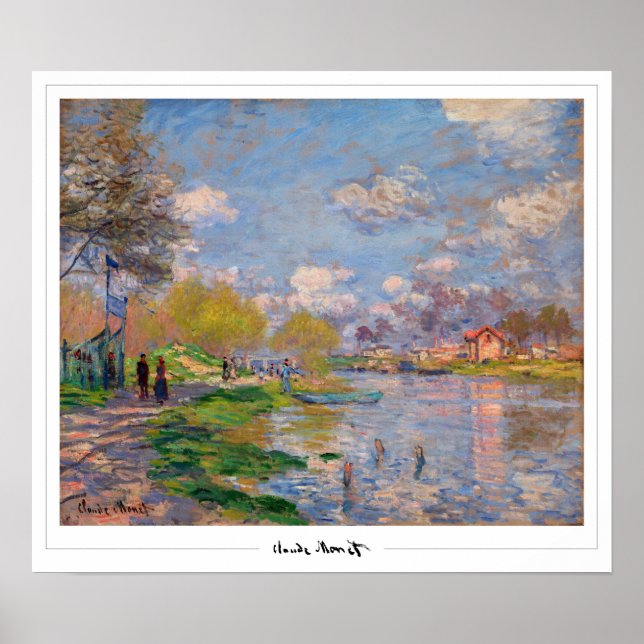 Claude Monet Zedign Art Poster #48-2 (Front)