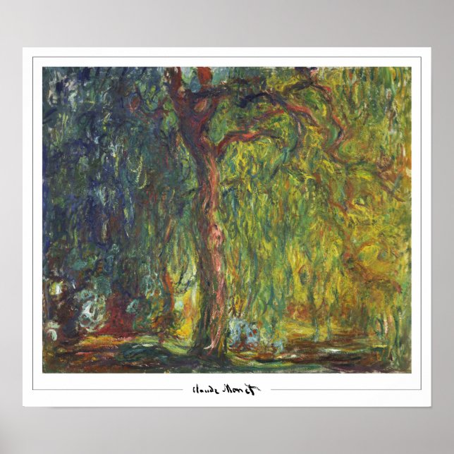 Claude Monet Zedign Art Poster #4-2 (Front)