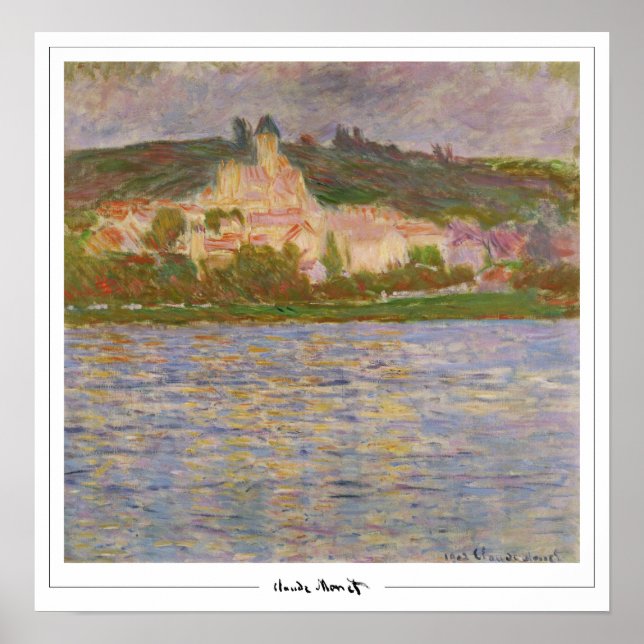 Claude Monet Zedign Art Poster #6-2 (Front)