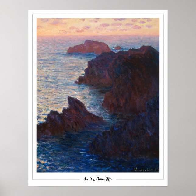 Claude Monet Zedign Art Poster #9 (Front)