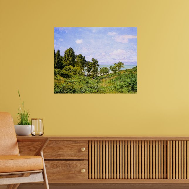 Claude Monet's, By the Sea Poster (Living Room 2)