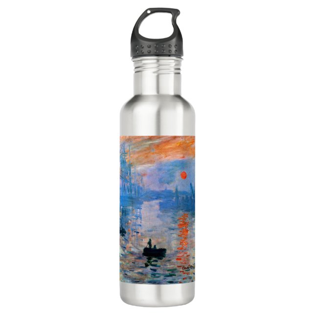 Claude Monet's Impression, Sunrise (1872) 710 Ml Water Bottle (Front)