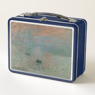 Claude Monet's Impression Sunrise (soleil levant) Metal Lunch Box