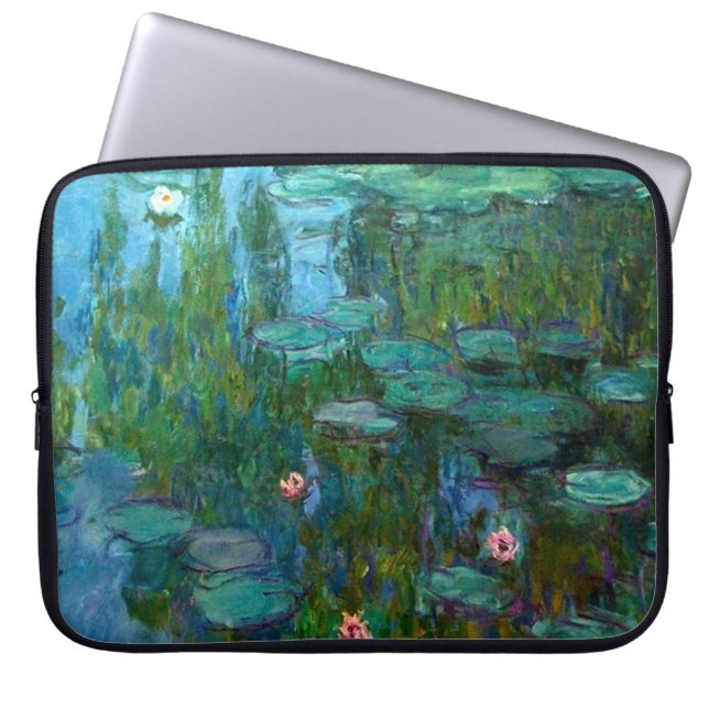 Claude Monet's Nymphéas Laptop Sleeve (Front)