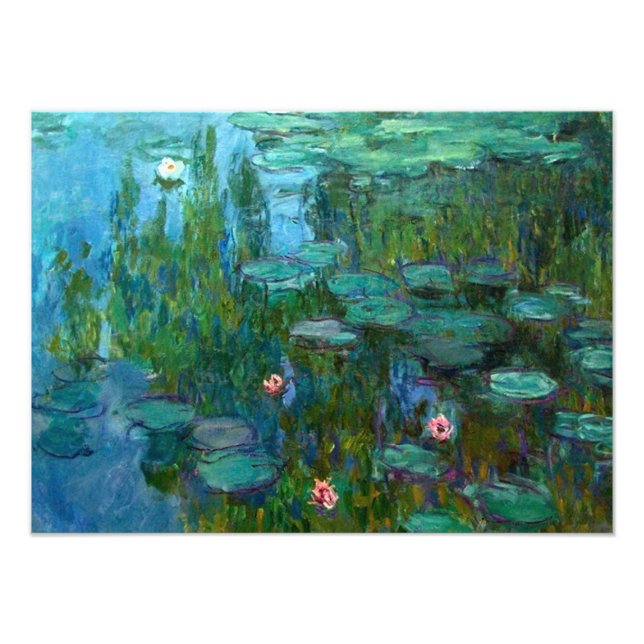 Claude Monet's Nymphéas Photo Print (Front)