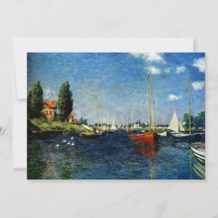 Claude Monet's painting, Argenteuil Card