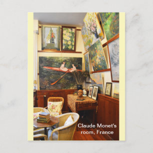 Claude Monet's room in France Postcard