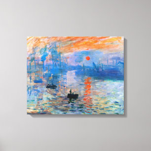Claude Monet's Sunrise Canvas Print