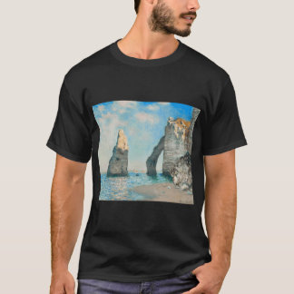 Claude Monet's The Cliffs at Etretat (1885) famous T-Shirt