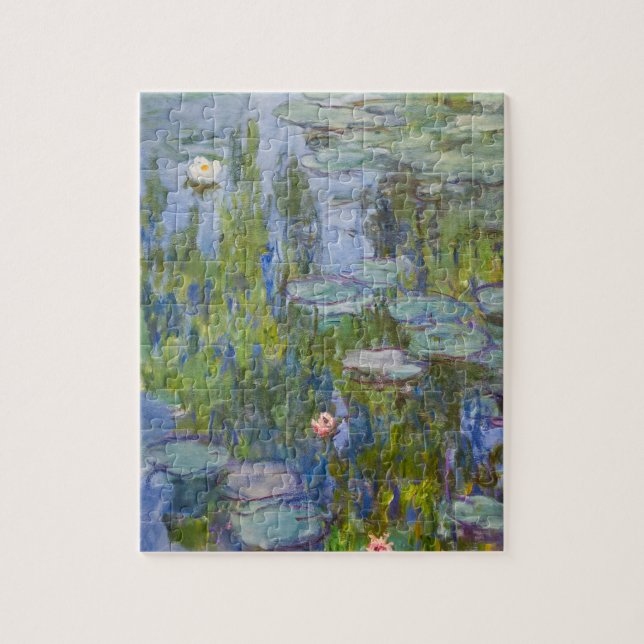 Claude Monet's Water Lilies (1915)  Jigsaw Puzzle (Vertical)