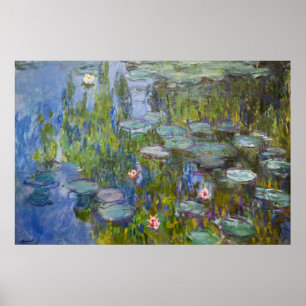 Claude Monet's Water Lilies (1915)  Poster