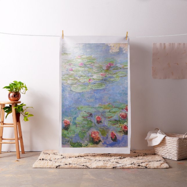 Claude Monet's Water Lilies Fabric (In Situ)