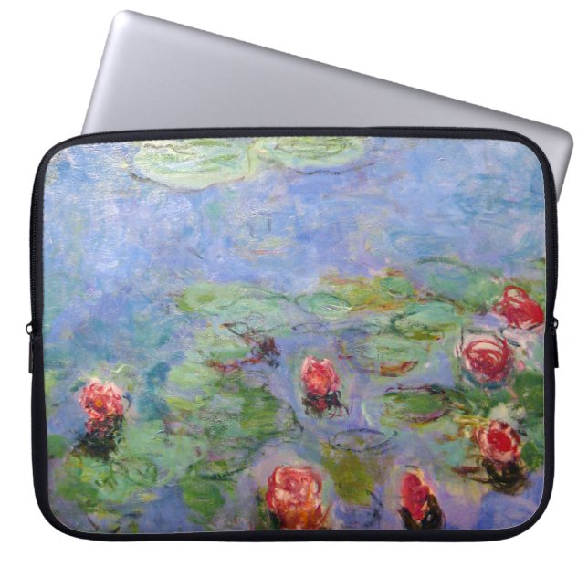Claude Monet's Water Lilies Laptop Sleeve (Front)