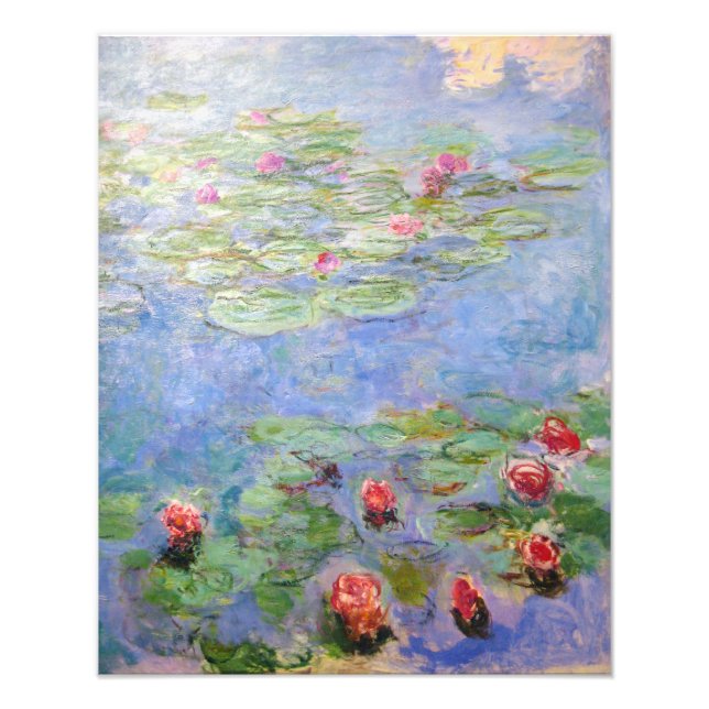 Claude Monet's Water Lilies Photo Print (Front)