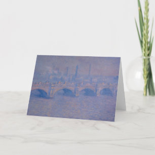Claude Monet's Waterloo Bridge Card