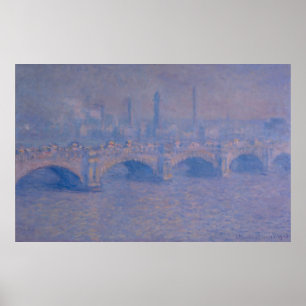 Claude Monet's Waterloo Bridge Poster