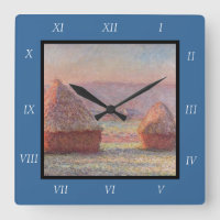 Claude Monet's White Frost Sunrise (Haystacks))