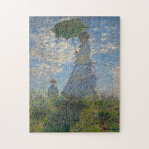 Claude Monet's Woman with a Parasol (The Stroll) Jigsaw Puzzle