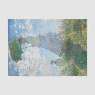 Claude Monet's Woman With a Parasol Tissue Paper