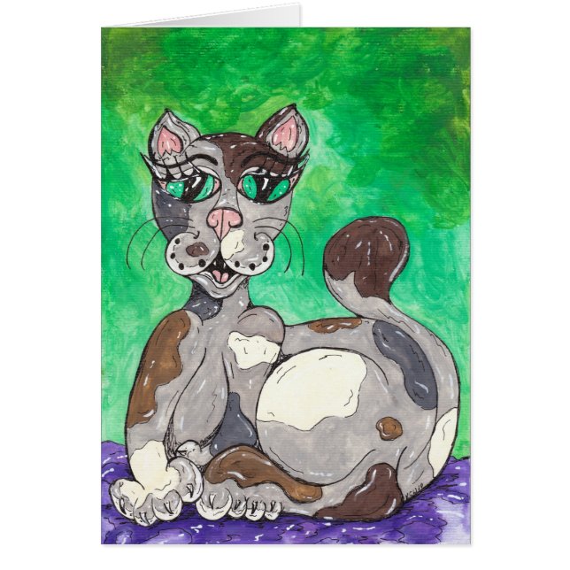 Claudia the Calico Cat (Front)