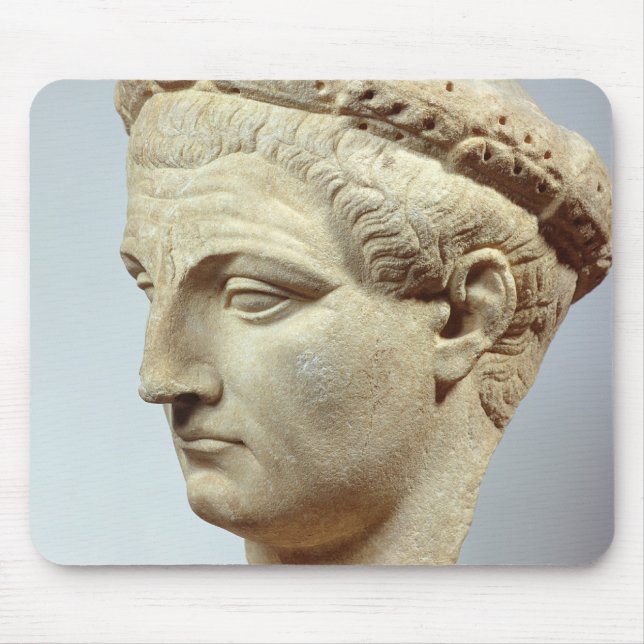 Claudius, marble head, 41-54 AD Mouse Mat (Front)