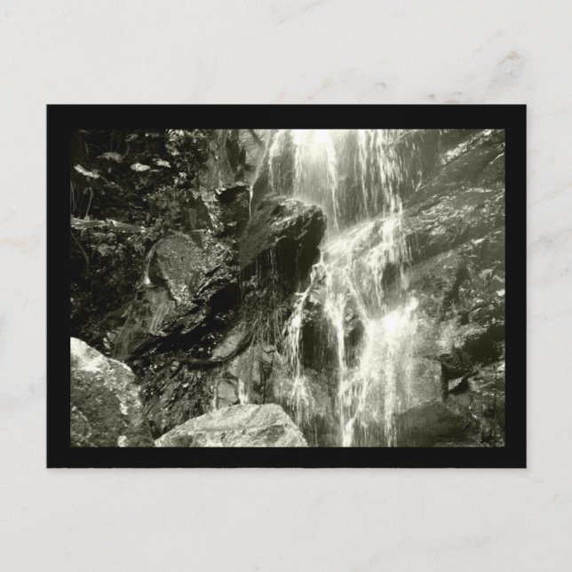 Claunch 72 Monochrome Collection - Waterfall Postcard (Front)