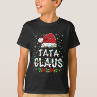 Claus Funny Christmas Lights Pajama Family Matchin