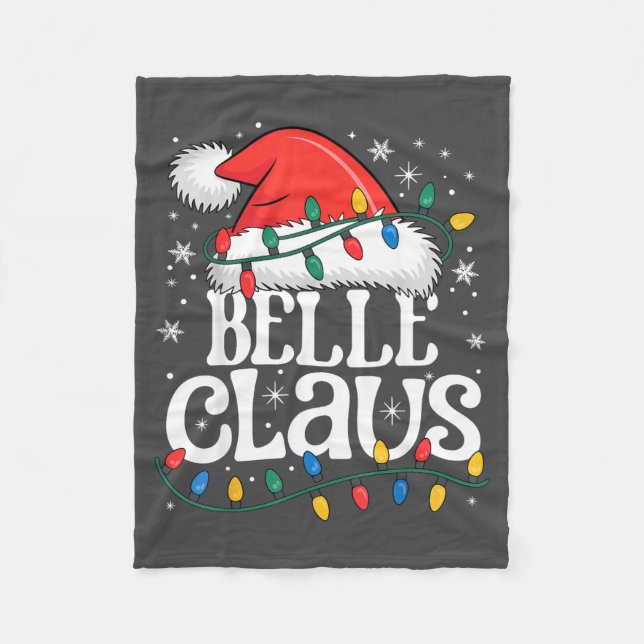 Claus Funny Xmas Christmas Grandma Holiday Style  Fleece Blanket (Front)