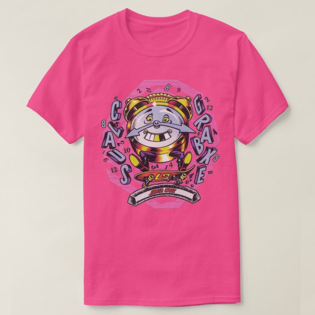 Claus Grabke retro skateboard design T-Shirt (Design Front)