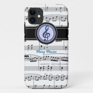 clave music note iPhone 11 case