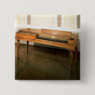 Clavichord, once owned by Franz Joseph Haydn 15 Cm Square Badge