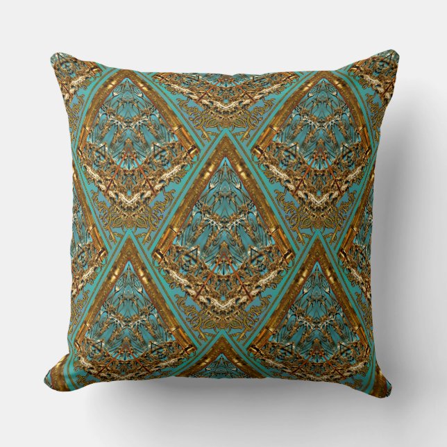 Clavichoria Baroque Pattern Cushion (Front)