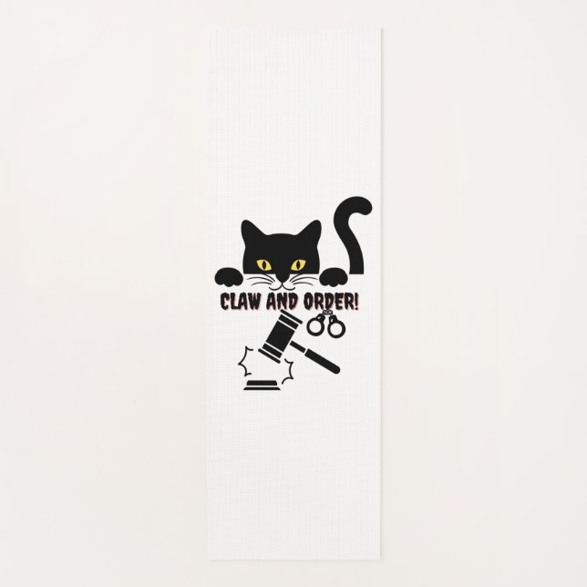 Claw and order   yoga mat (Front)