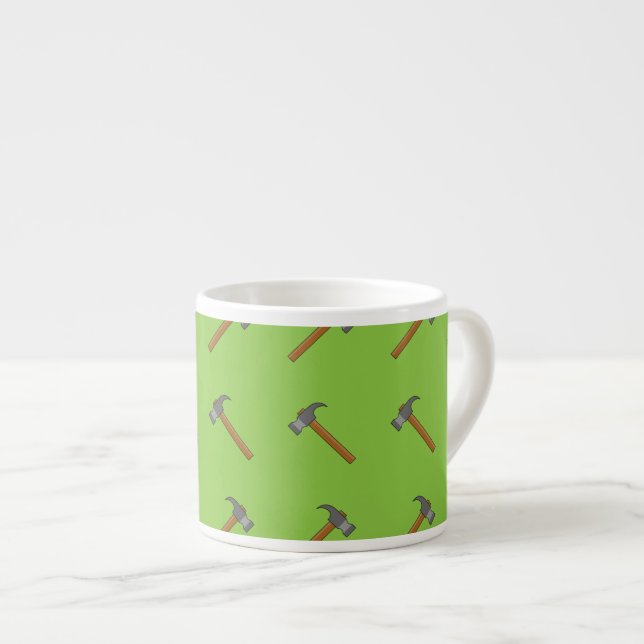 Claw Hammer Cartoon Espresso Cup (Front Right)