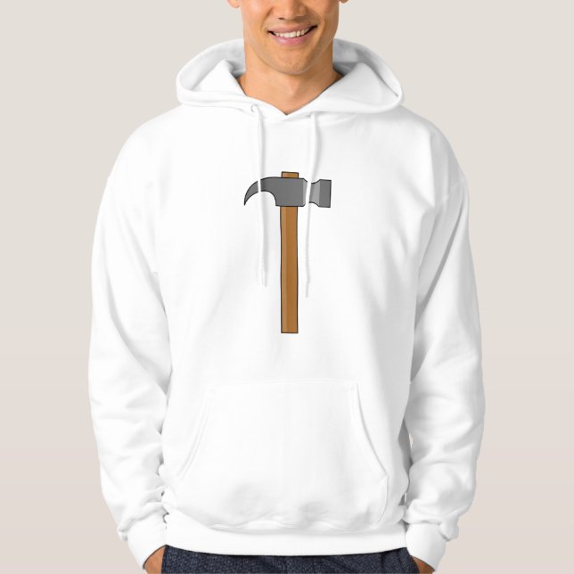 Claw Hammer Cartoon Hoodie (Front)