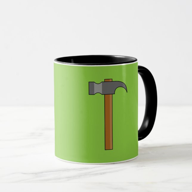 Claw Hammer Cartoon Mug (Front Right)