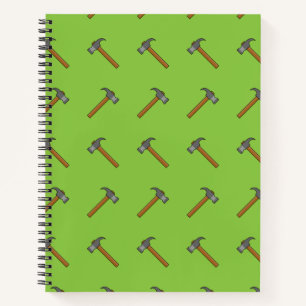 Claw Hammer Cartoon Notebook