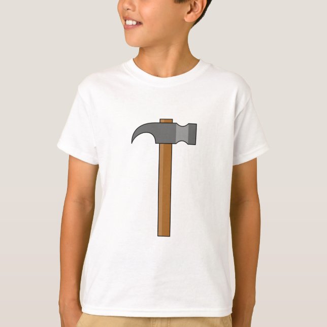 Claw Hammer Cartoon T-Shirt (Front)