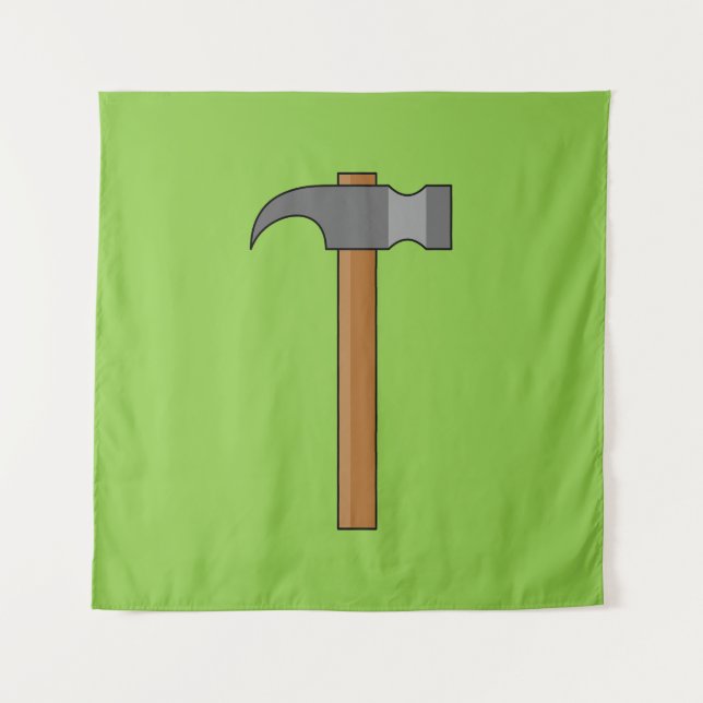 Claw Hammer Cartoon Tapestry (Front)