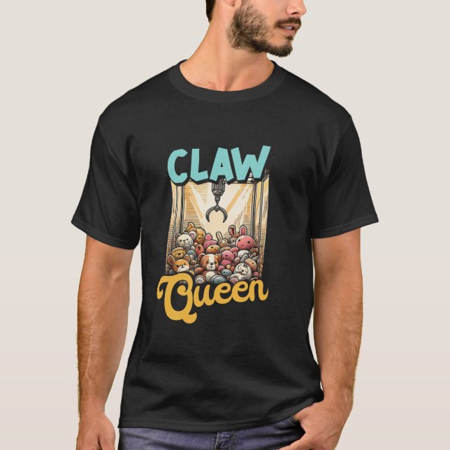 Claw Machine Crane Game Claw Queen Long Sleeve T S T-Shirt (Front)