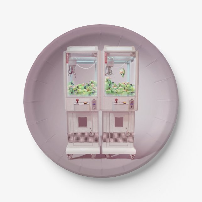 Claw Machine Paper Plate (Front)