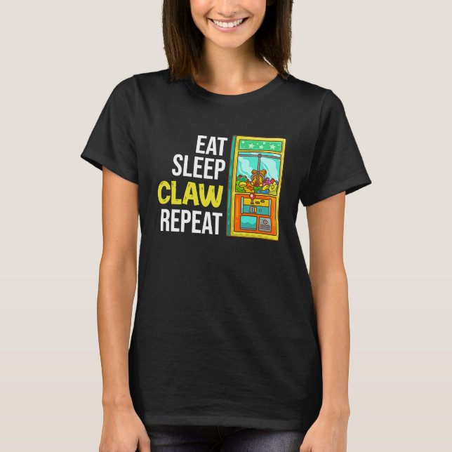 Claw Machine  Skill Crane Machine T-Shirt (Front)