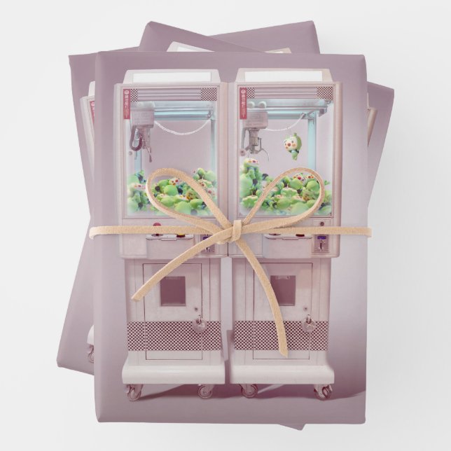 Claw Machine Wrapping Paper Sheet (In situ)