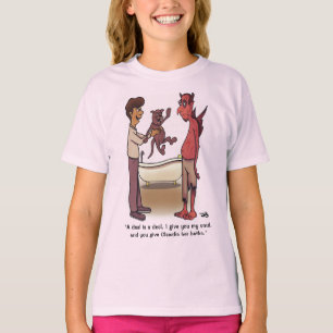 Clawdia Boy's Pink T-Shirt
