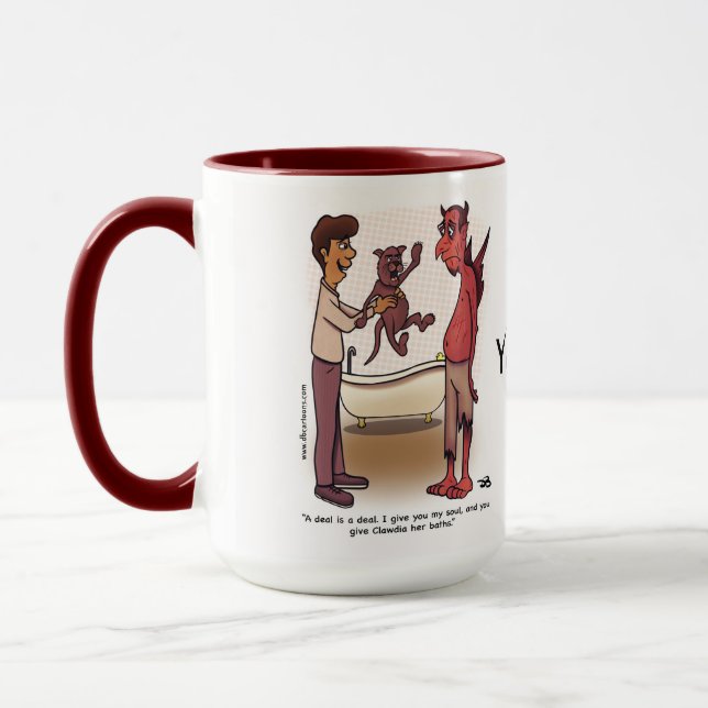 Clawdia Large Coffee Mug (Left)