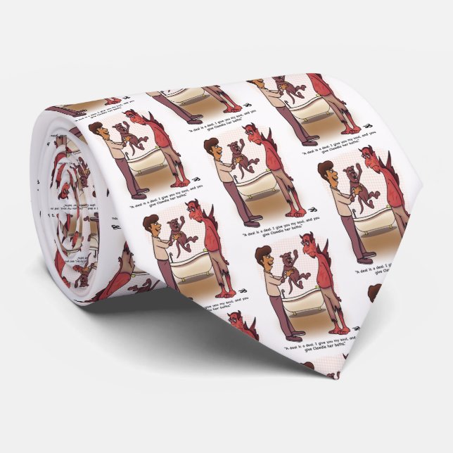 Clawdia Necktie (Rolled)