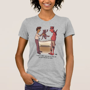 Clawdia Women's Grey T-Shirt