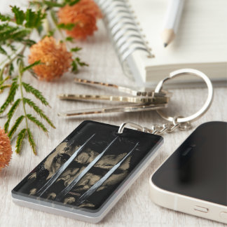 Clawed hero key ring