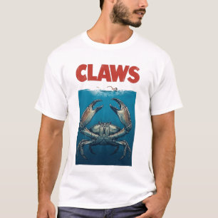 CLAWS Funny Crab Parody Shirt   Ocean Movie Spoof 
