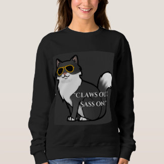 "CLAWS OUT CATS BRAND" SWEATSHIRT